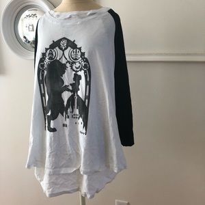 Beauty & the Beast 3x ringer shirt Disney